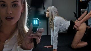 Charlie Dean freezes hot doc & fuck her dripping wet cunt until huge cumshot