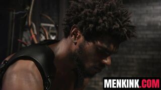 Jeremy Spreadums bound & tightened by officer Devin Trezs huge dick