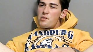 Solo booty fingering & heavy shaft jerking by heartthrob Shane Allen