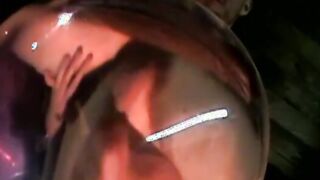 Inflatable butthole filled up with amateur dick solo