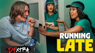 August Skye’s Snatch Pounded in Wild Bathroom & Kitchen Fuck