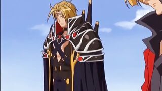 Sexy titty anime teens flying around