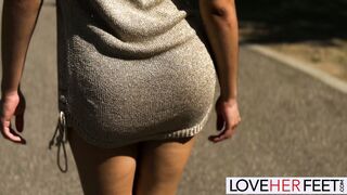 Cutie Blonde Megan Love Worshipped & Banged At The Park