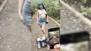 Jewelz Blu Is A WILD Female When You Bring Her Outdoors