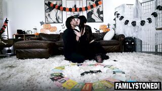 Asteria Jade & step sibling Nade Nasty gets into a ritual from the quija board