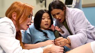 Insane mutation growth on her Asian teen stepdaughter Lulu Chu