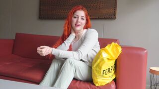 Charming Pale Redhead Amateur Latin Screwed