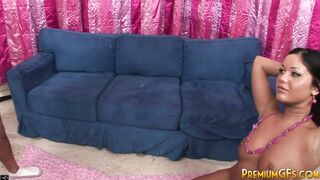 Angelika Heart is cum covered