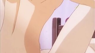 Big Breasted anime teen screams
