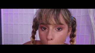 Adorable Pigtails POV Blowjob