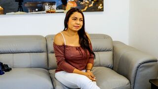 Her Boyfriend called while I screwed this LATIN ROUGH