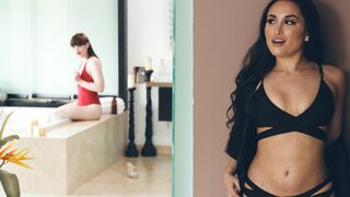 Shemale Beauty Meets Gabriella Paltrova at The Spa