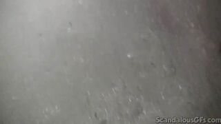 Naughty public teen tart sucks off meat