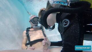 Hungarian blonde enjoys huge dick in her mouth