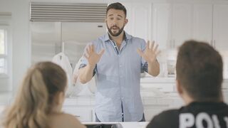 My fiance's cop step brother fucks me!