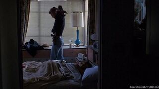 Blonde with big titties in L.A. showing off her body