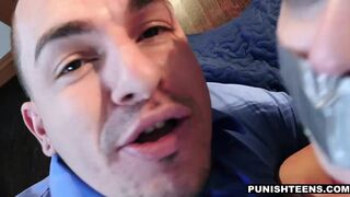 Harley Ann Wolf gagged & screwed rough