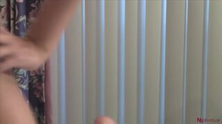 Super-sexy blond teen with adorable tits