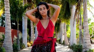 Adorable Latin Katherinne Sofia posed naked & showed her gorgeous body